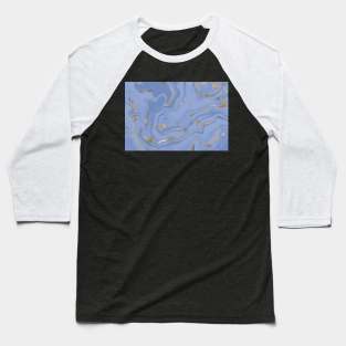 blue marble Baseball T-Shirt